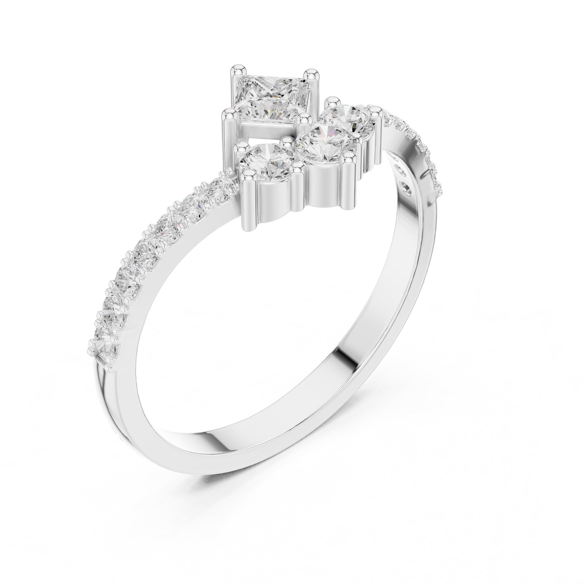 Eleeza Royal Cluster Ring