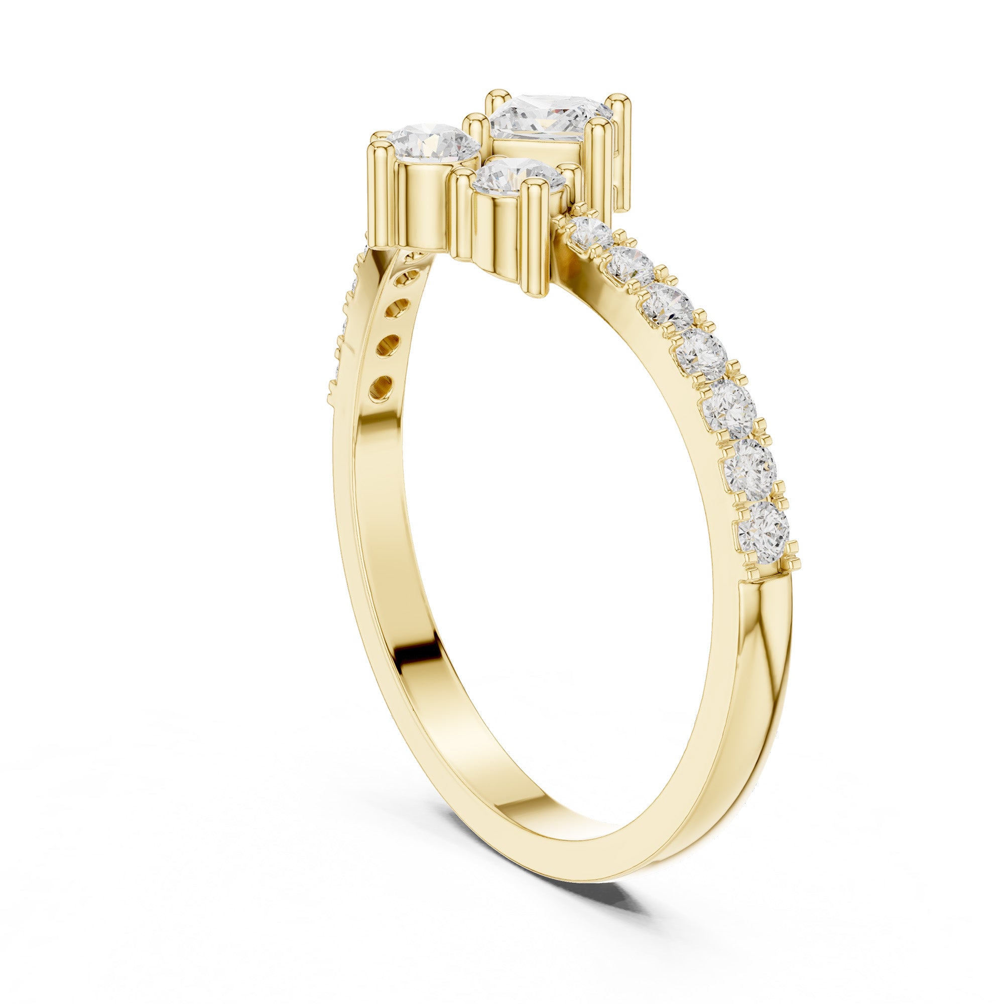 Eleeza Royal Cluster Ring