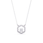 Neina Halo Diamond Pendant