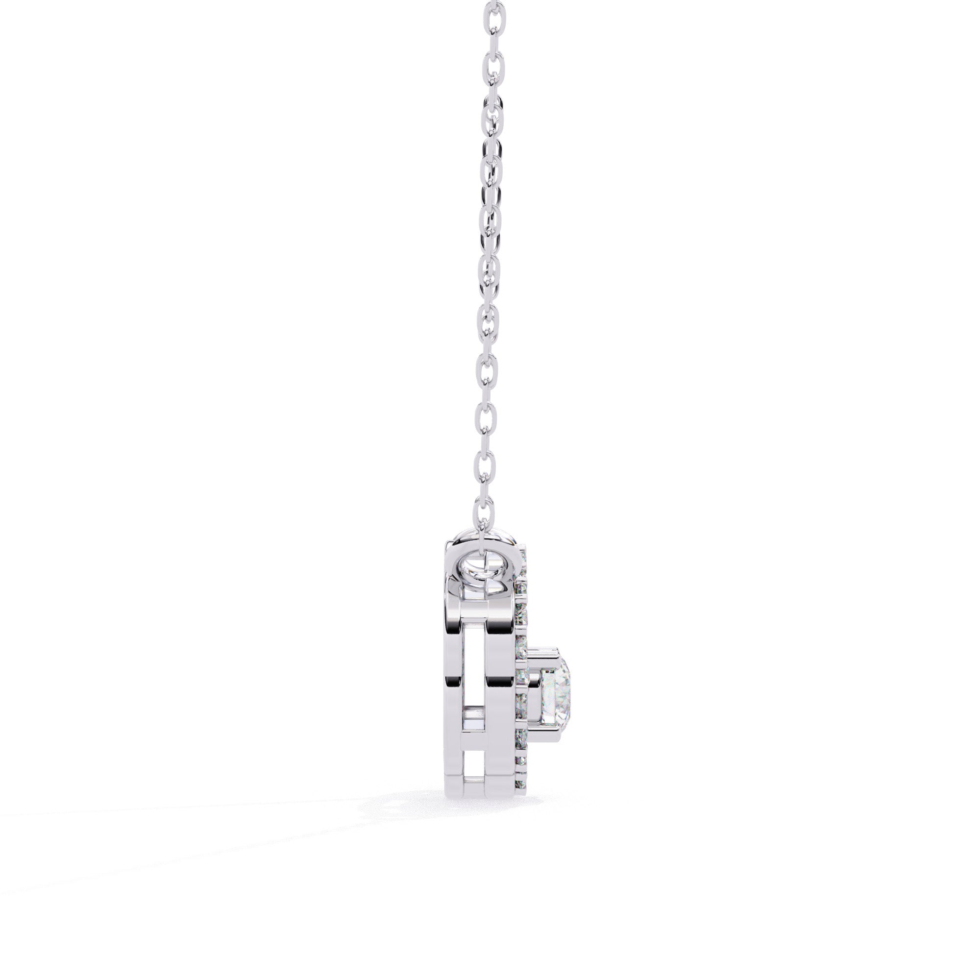 Neina Halo Diamond Pendant