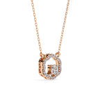 Neina Halo Diamond Pendant