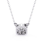 Nova Halo Sqwer Diamond Pendant