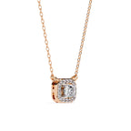 Nova Halo Sqwer Diamond Pendant