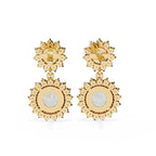 Imperial Bloom Halo Lab-Grown Diamond Earrings
