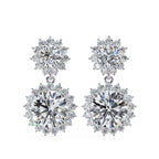 Imperial Bloom Halo Lab-Grown Diamond Earrings