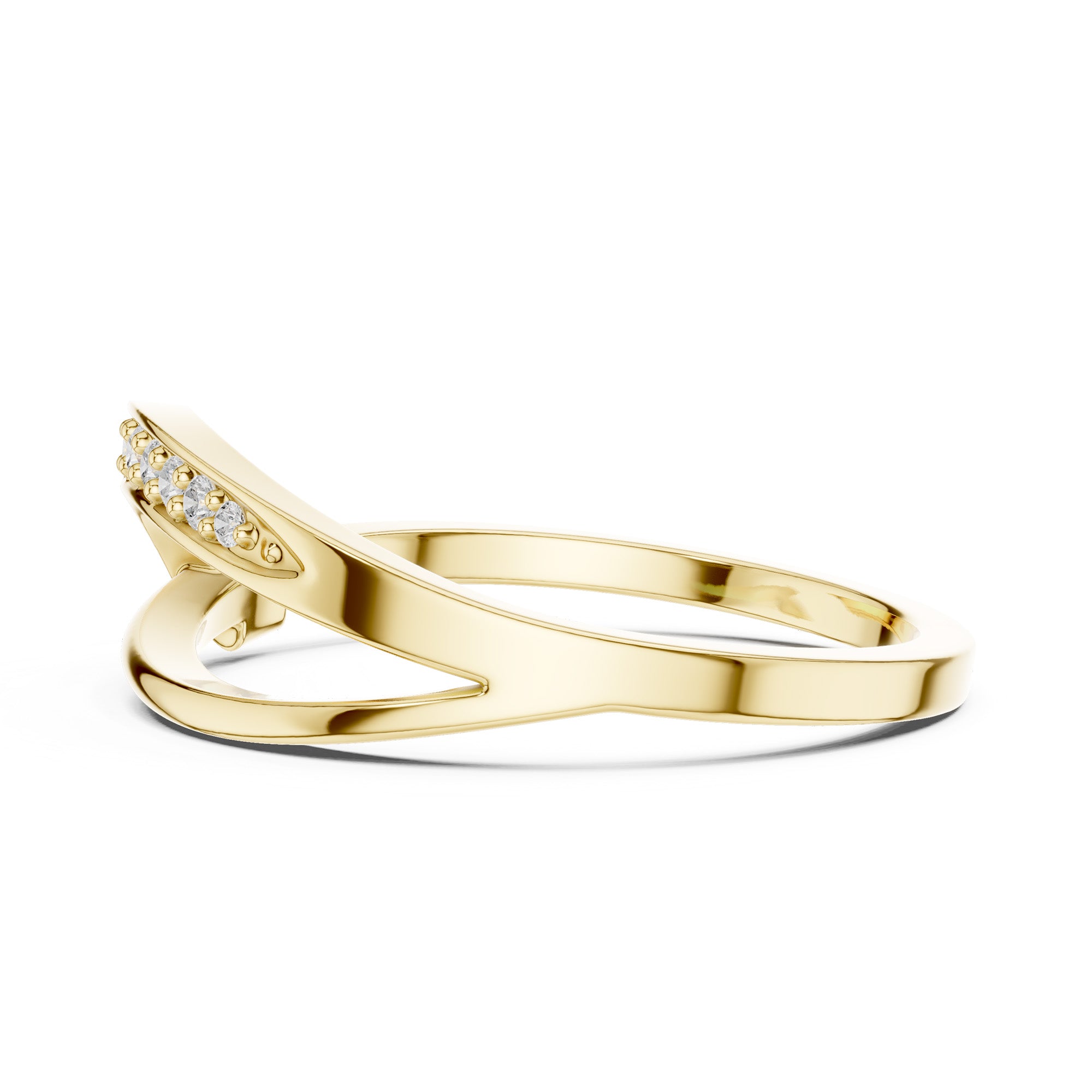 Modern Curve Spark Ring