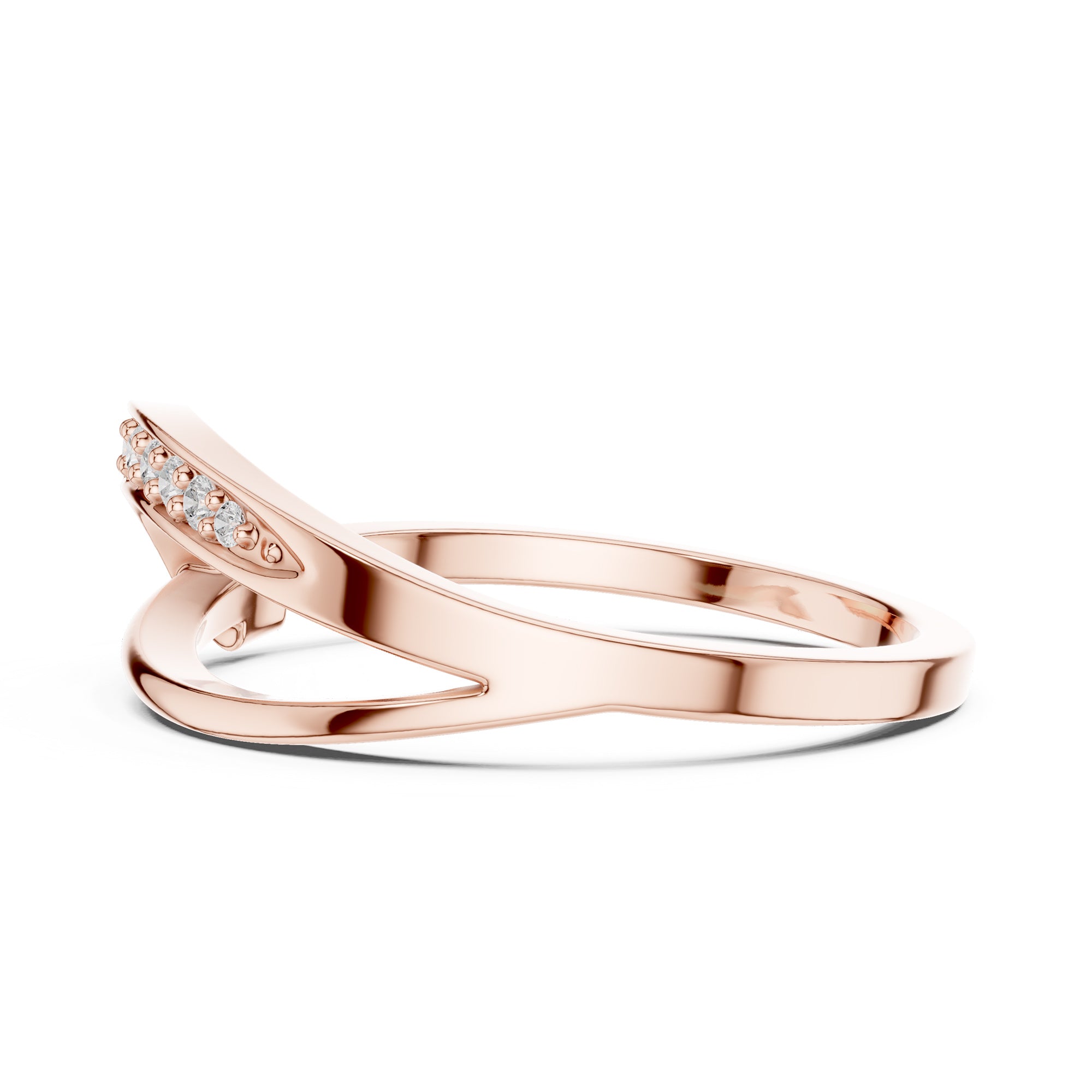 Modern Curve Spark Ring