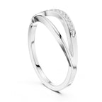 Modern Curve Spark Ring