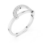 Modern Curve Spark Ring