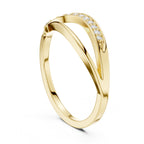 Modern Curve Spark Ring