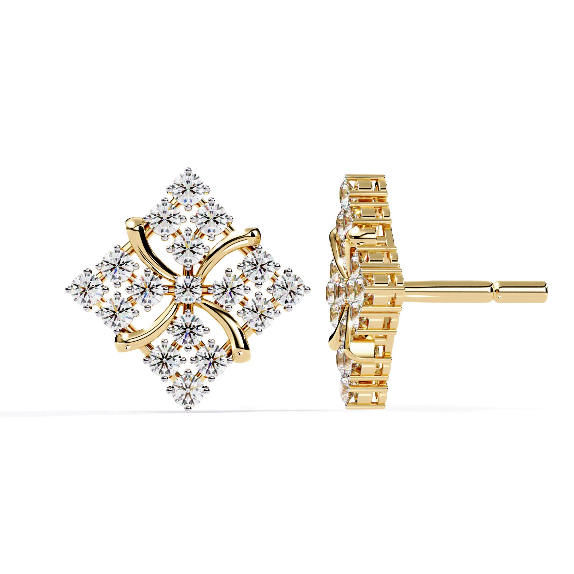 Eivina Luxe Cluster Studs