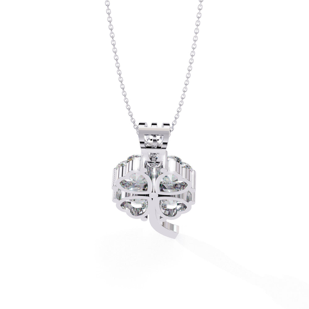 Lucky Clover Sparkle Pendant
