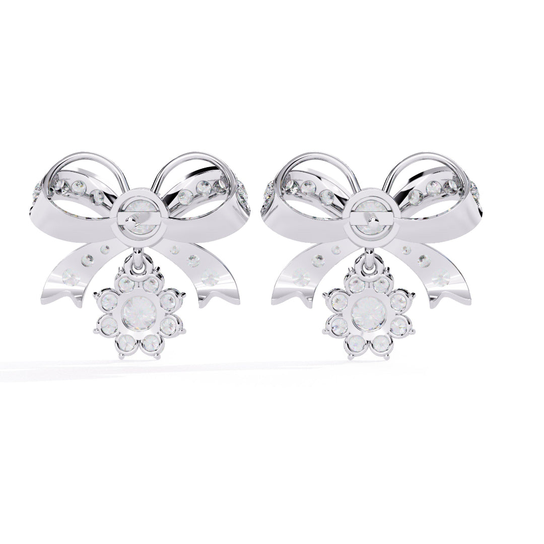 Imperial Sparkle Bow Earrings Studs