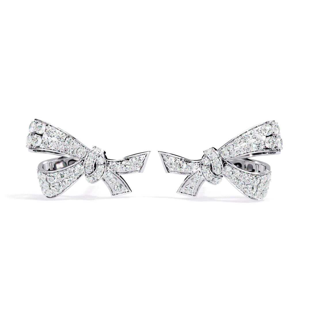 Elysian Spark Bow Earrings