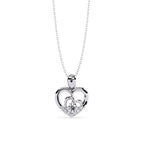 Harmony Heart Diamond Pendant