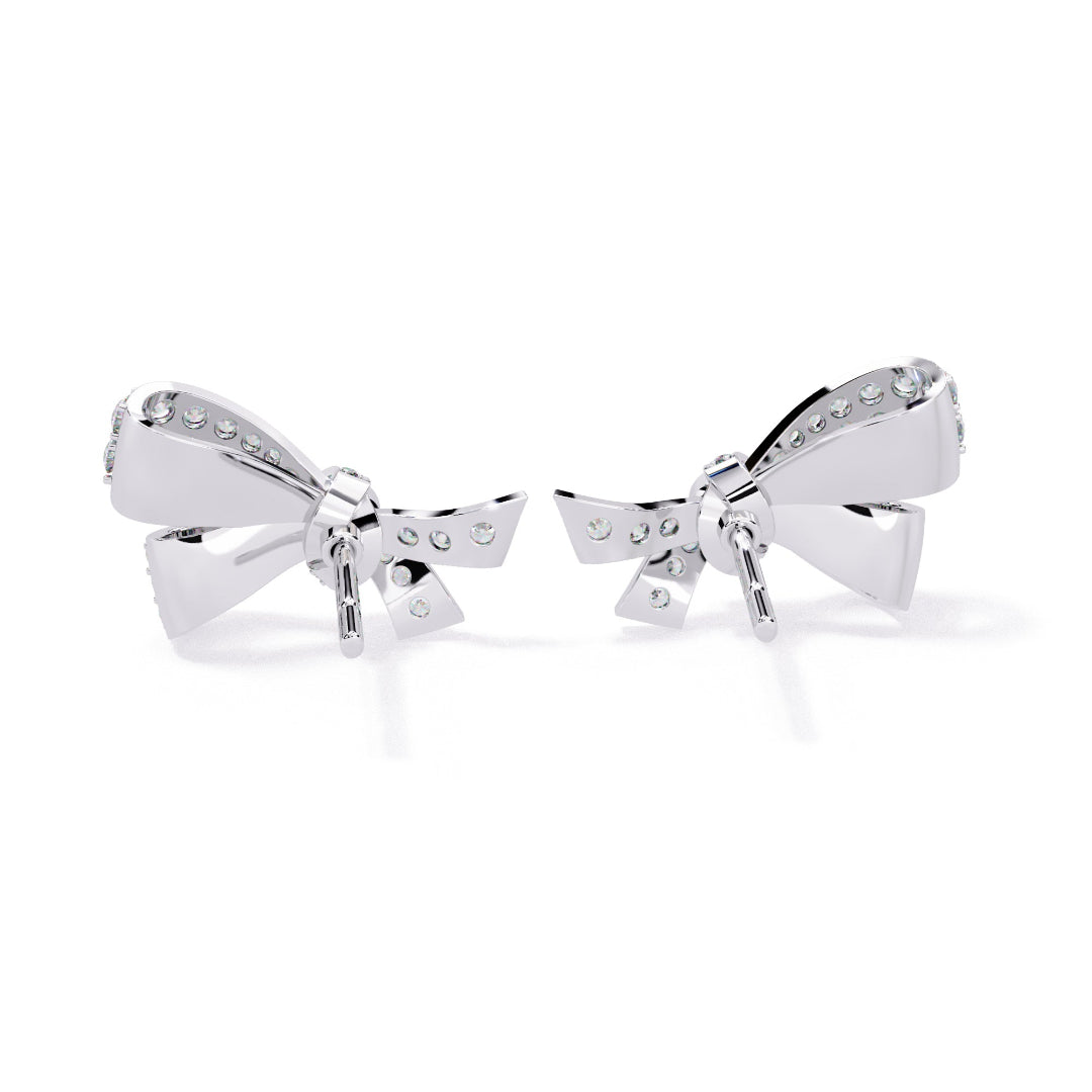 Elysian Spark Bow Earrings