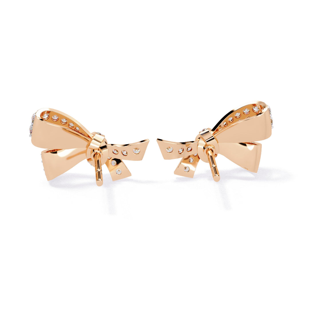 Elysian Spark Bow Earrings