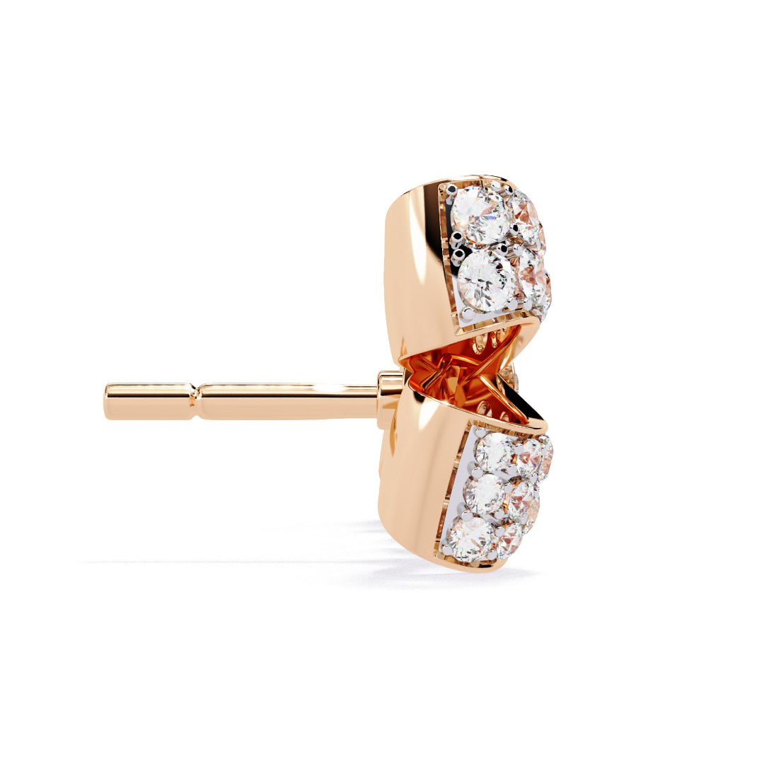 Elysian Spark Bow Earrings