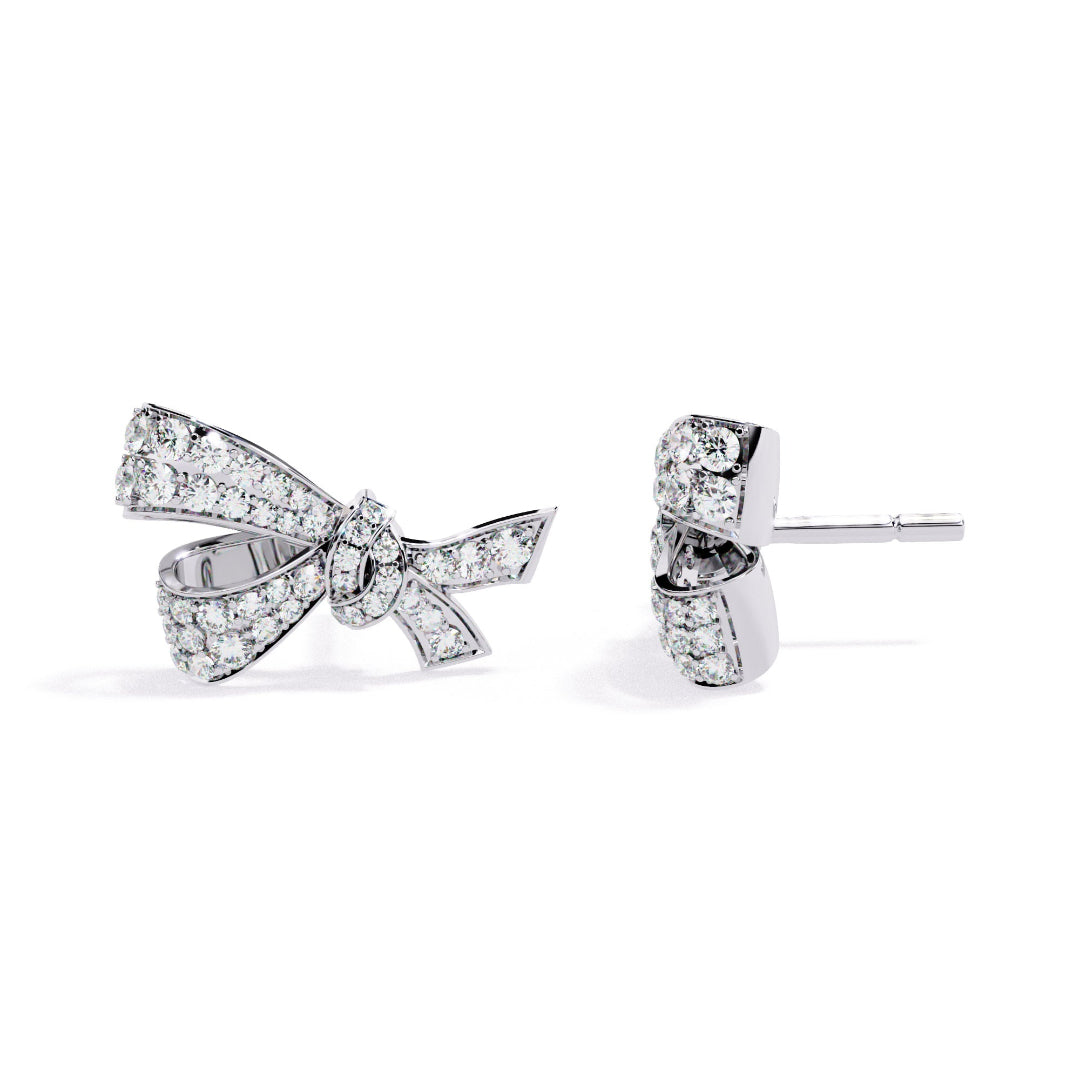 Elysian Spark Bow Earrings