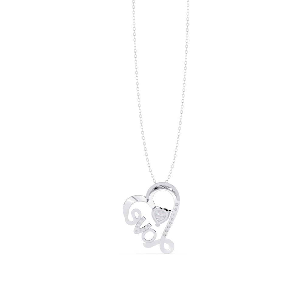 Luxe Love Script Pendant