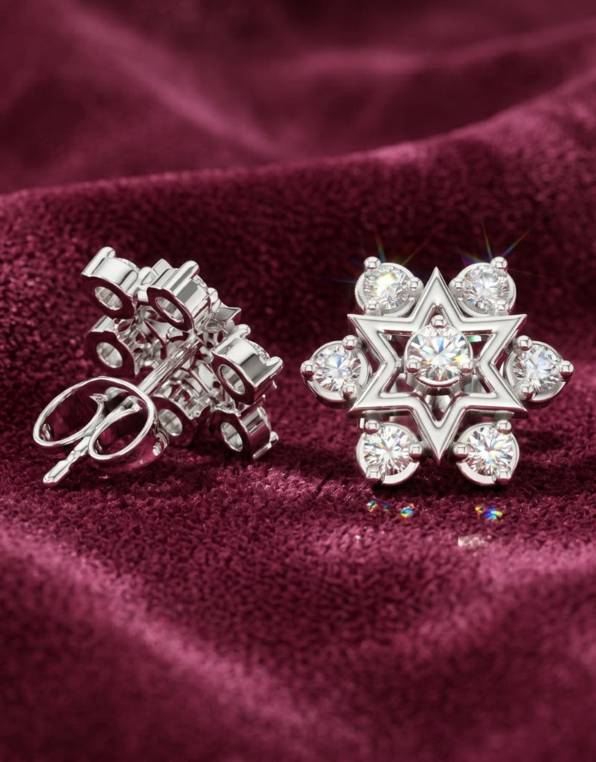 The Astral Hexagram Studs