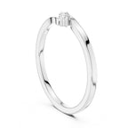 Twin Flame Diamond Ring