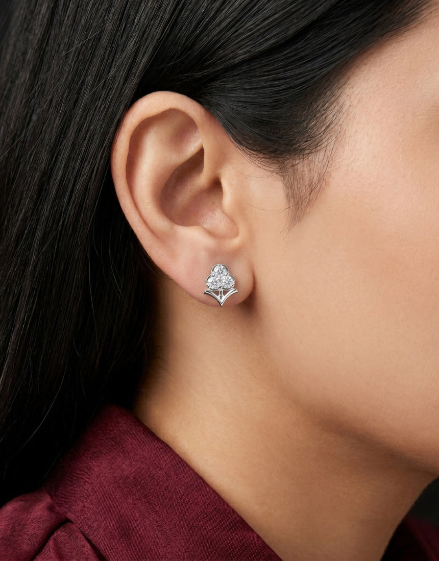 Azalea Leaf Cluster Earrings