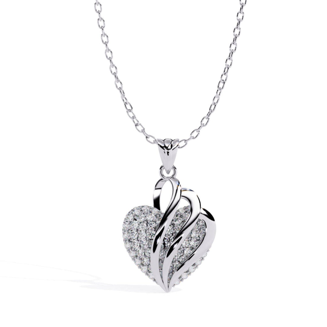 Sofia Flame Heart Pendant