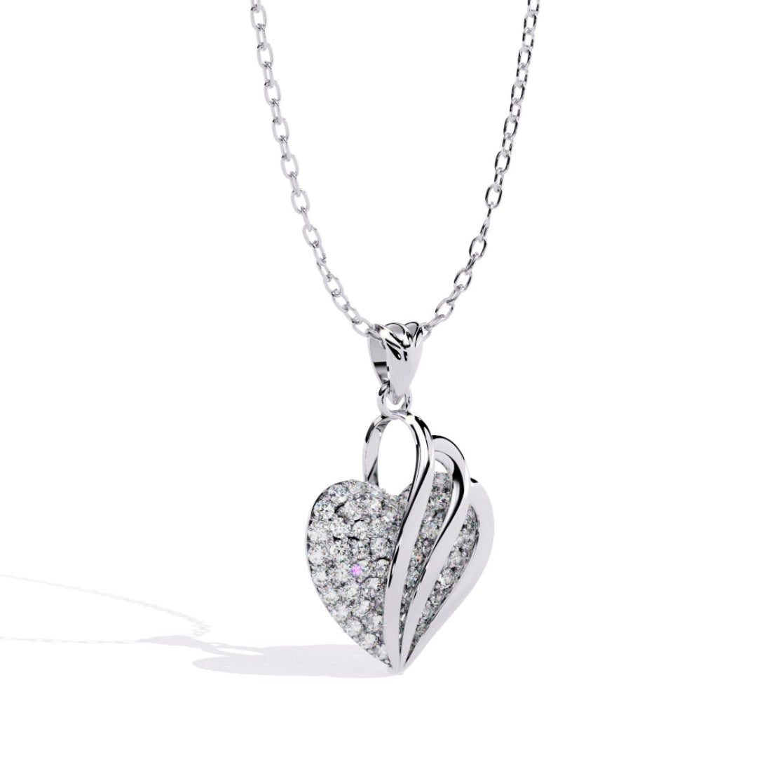 Sofia Flame Heart Pendant
