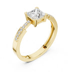 Elite Royale Solitaire Princess Ring