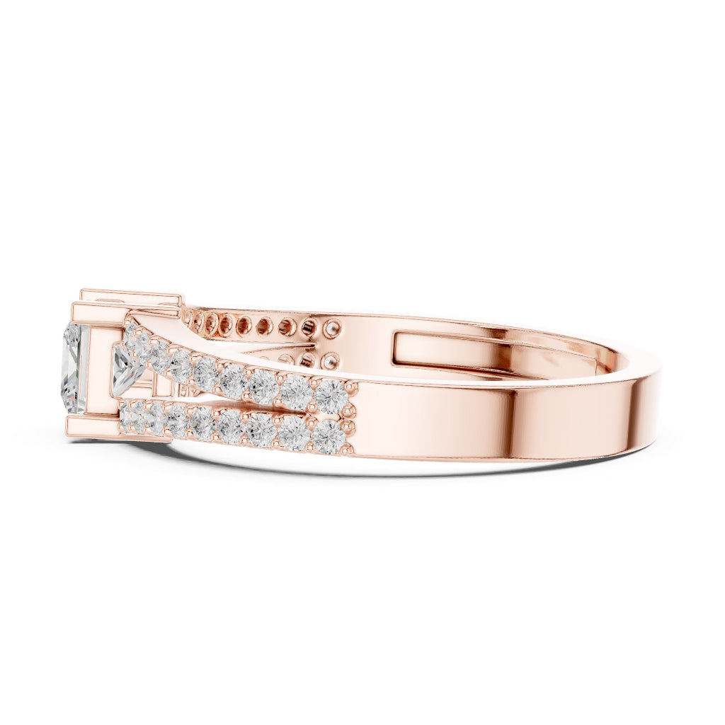 Princess Dobbel Band Spark Ring