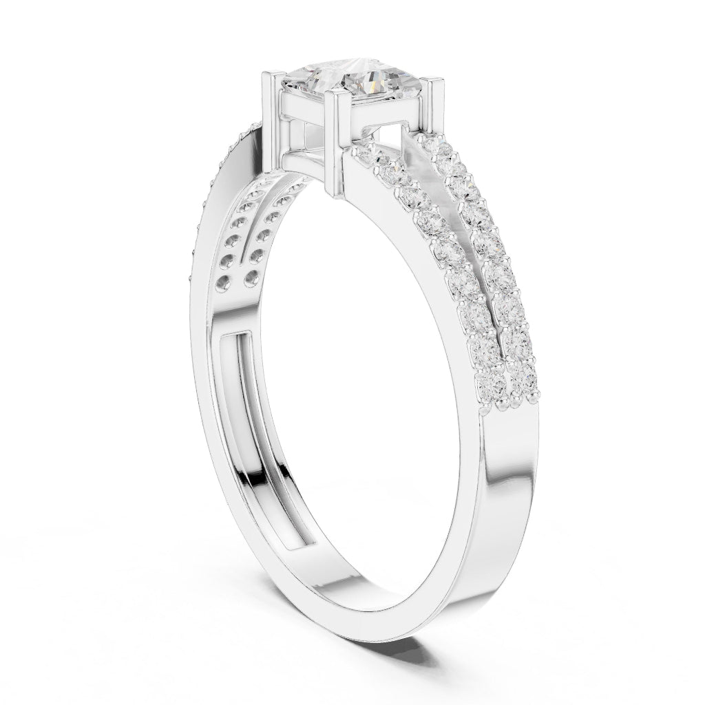 Princess Dobbel Band Spark Ring