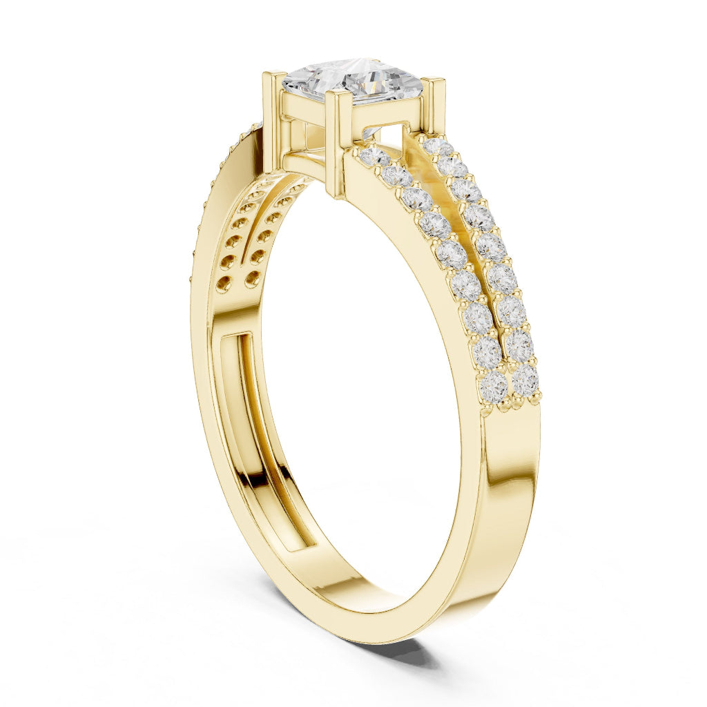 Princess Dobbel Band Spark Ring