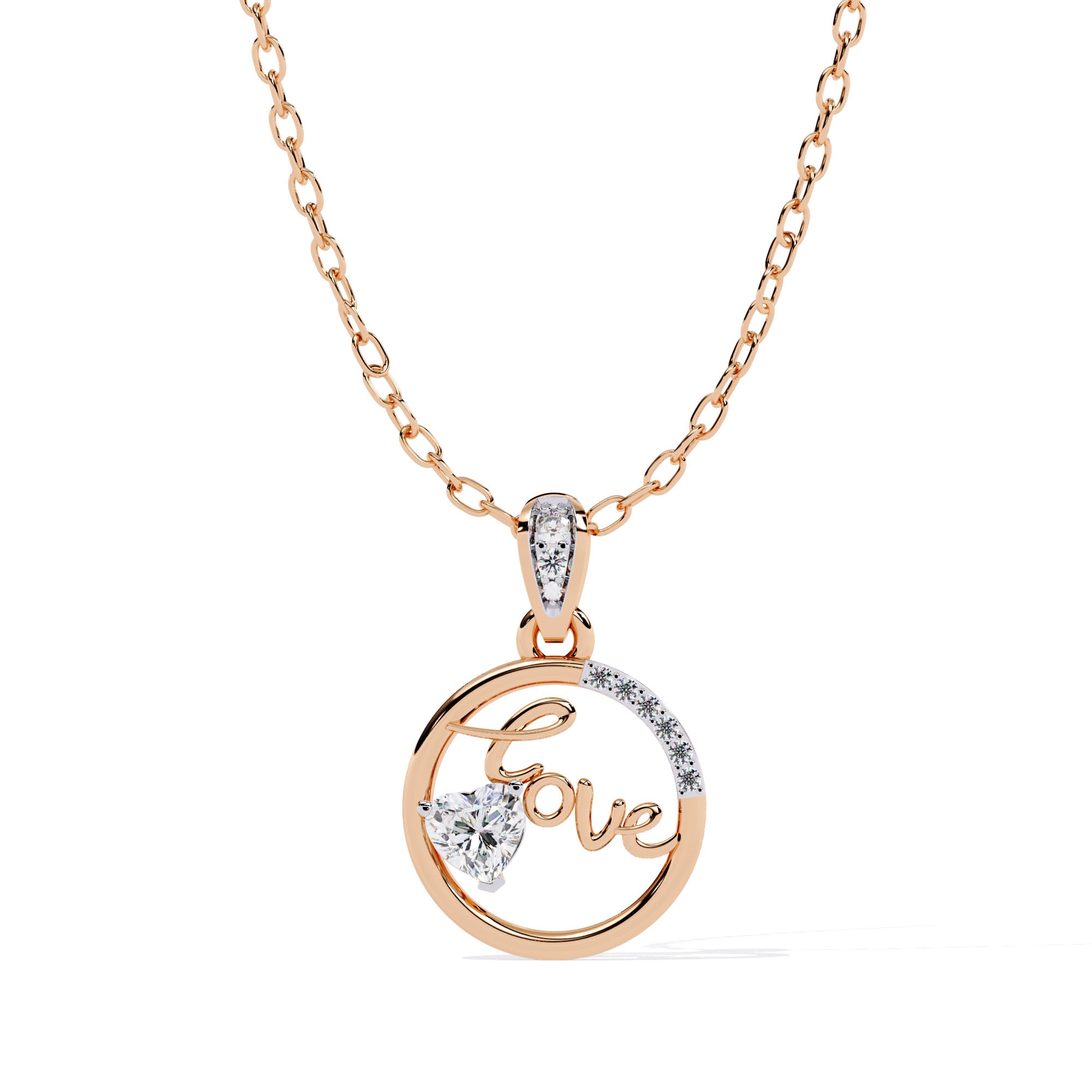 Serenity Love Diamond Pendant