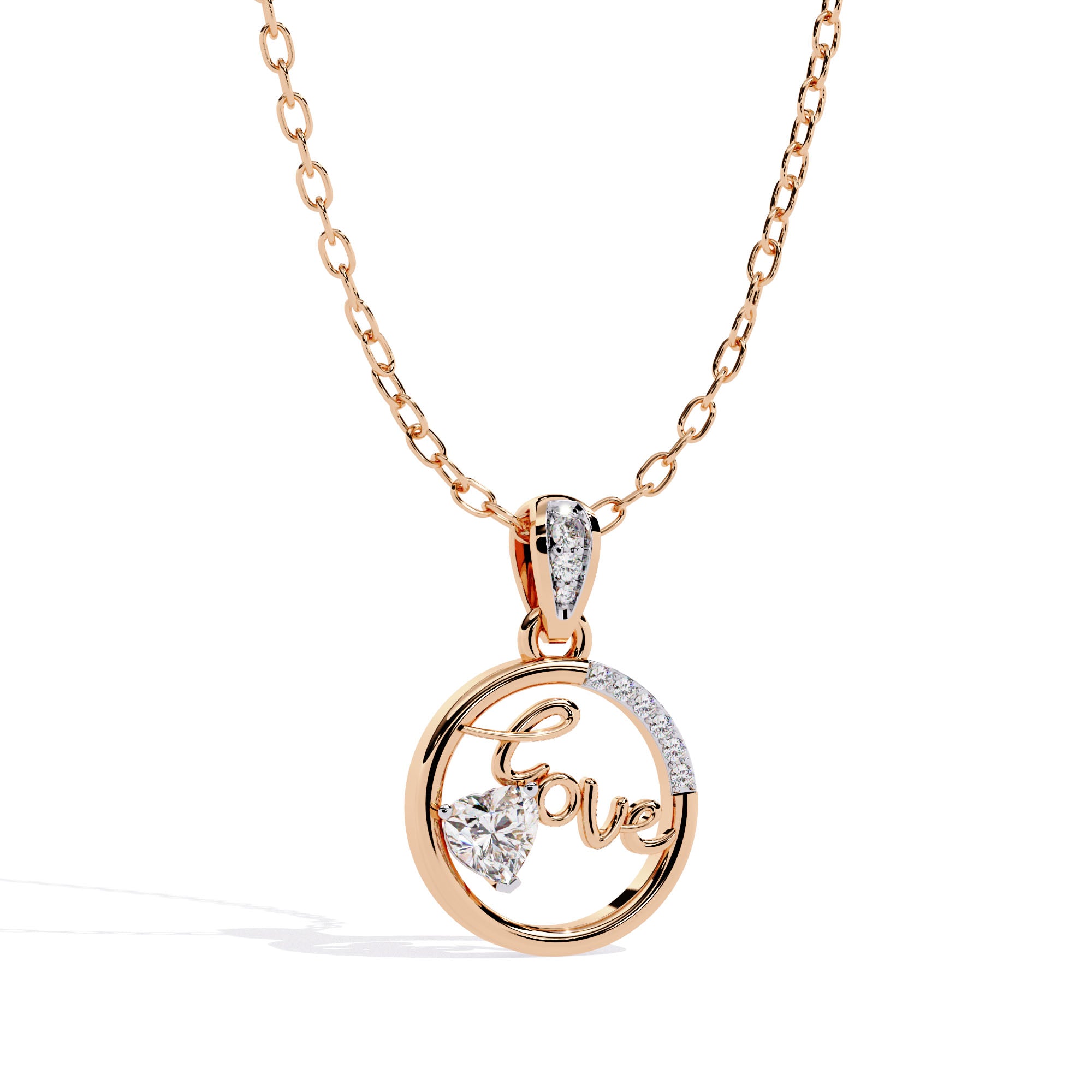 Serenity Love Diamond Pendant