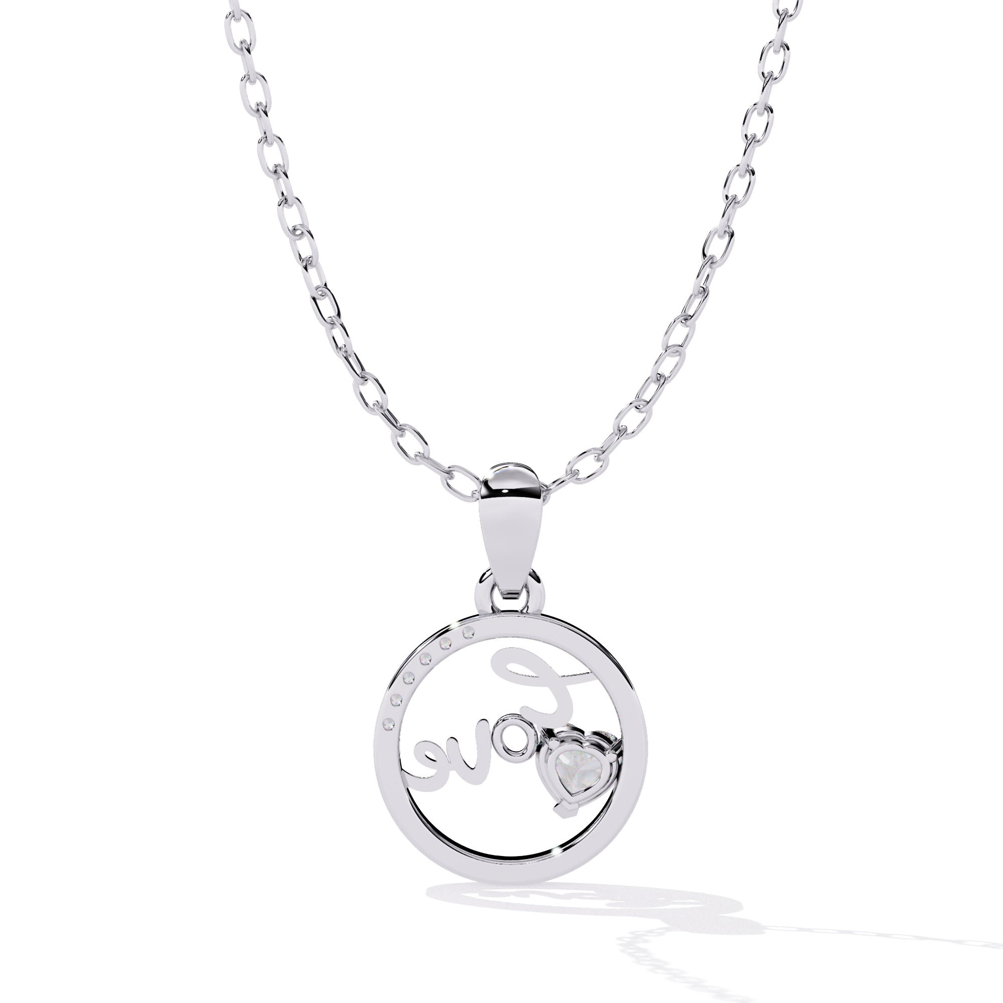 Serenity Love Diamond Pendant