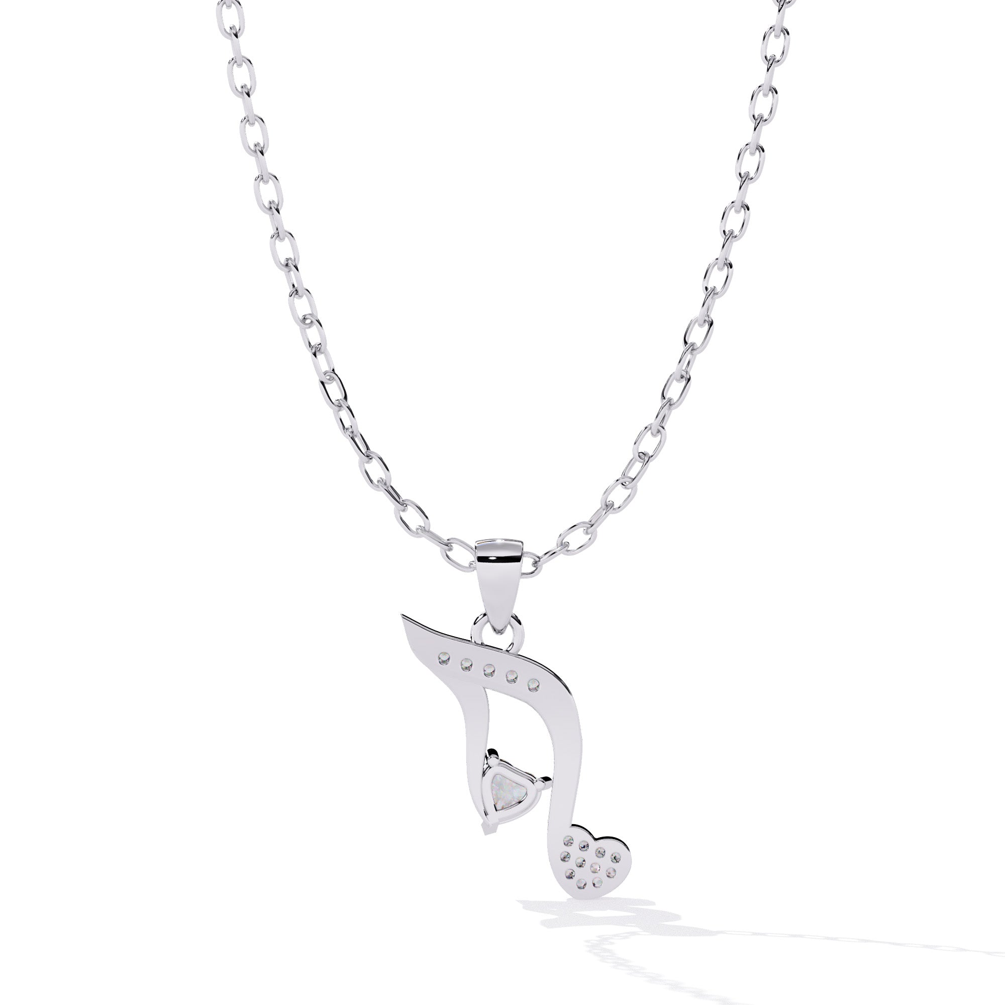 Melody Heart Diamond Pendant