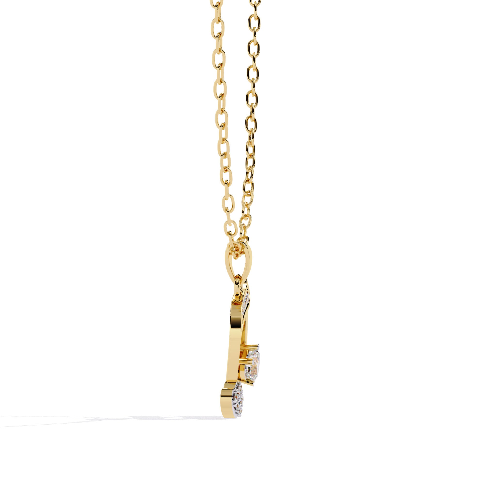 Melody Heart Diamond Pendant