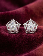 Vintage Guardian Cluster Earrings