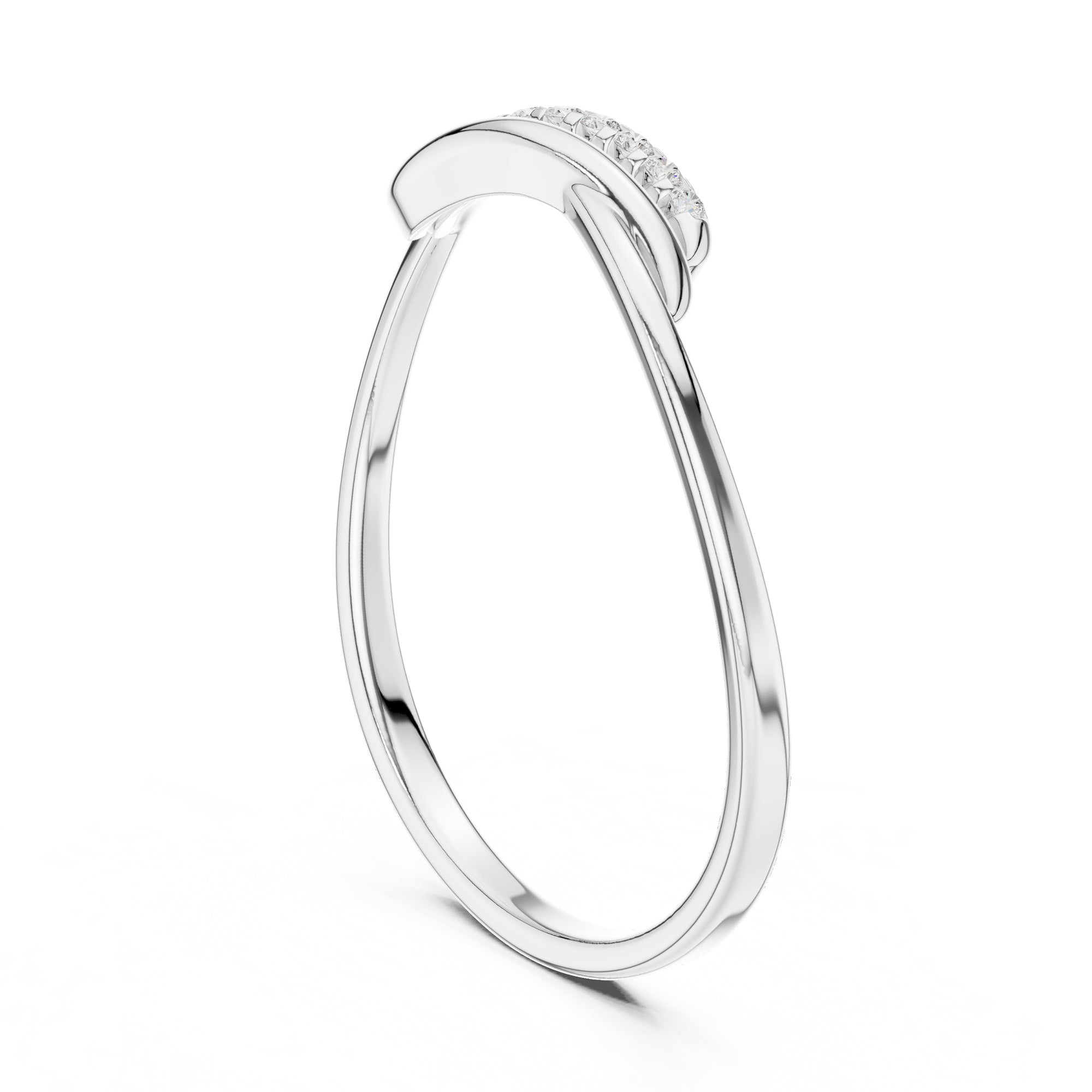 Eternal Ribbon Diamond Ring