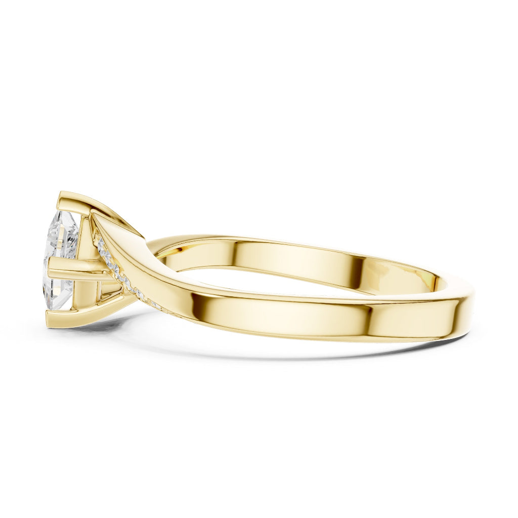Love Twist Princess Ring