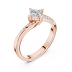 Love Twist Princess Ring