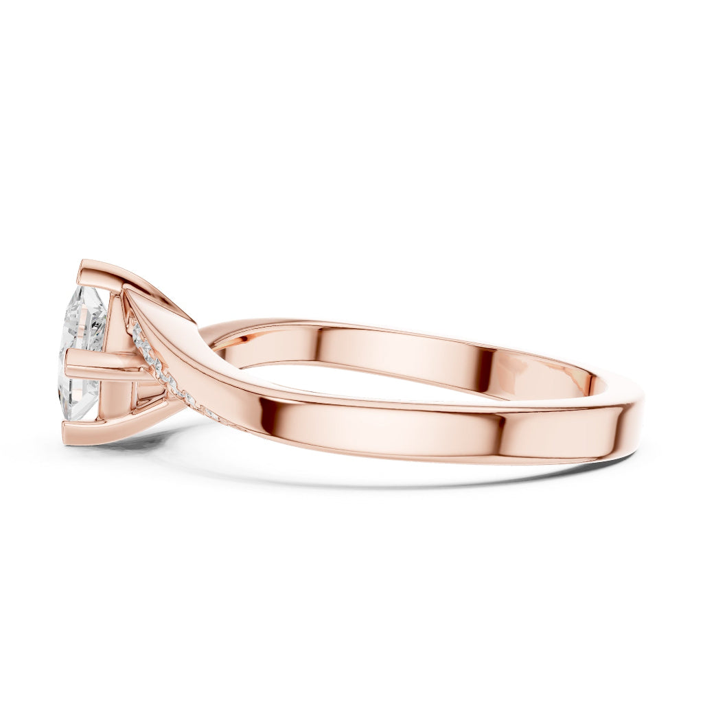 Love Twist Princess Ring
