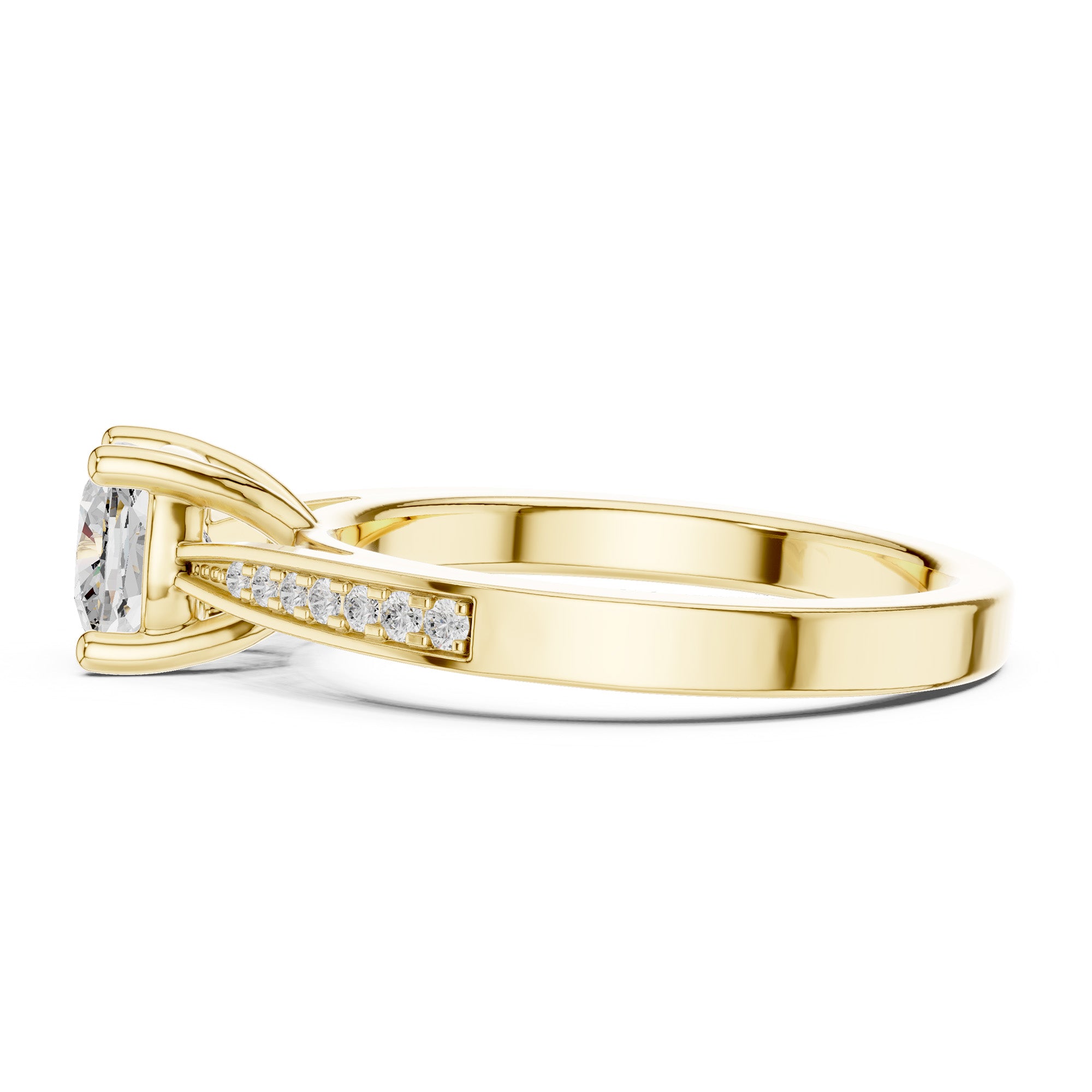 Royel Solitaire Cushion Ring