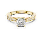 Royel Solitaire Cushion Ring