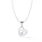Radiant Halo Heart Pendant ⭐