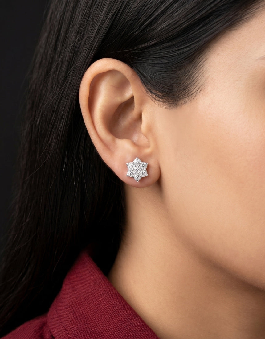 Marigold Cluster Studs