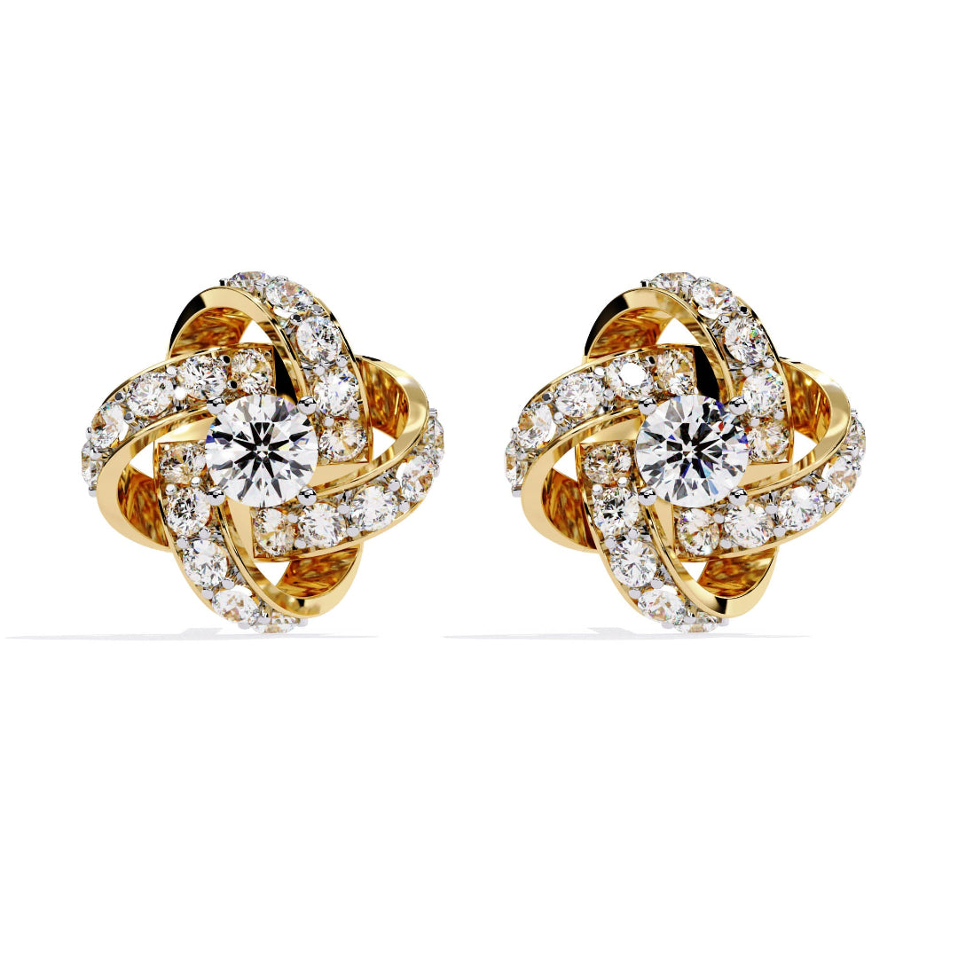 Niva Orbit Diamond Studs