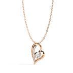 Ever-Luxe Heart diamond Pedant