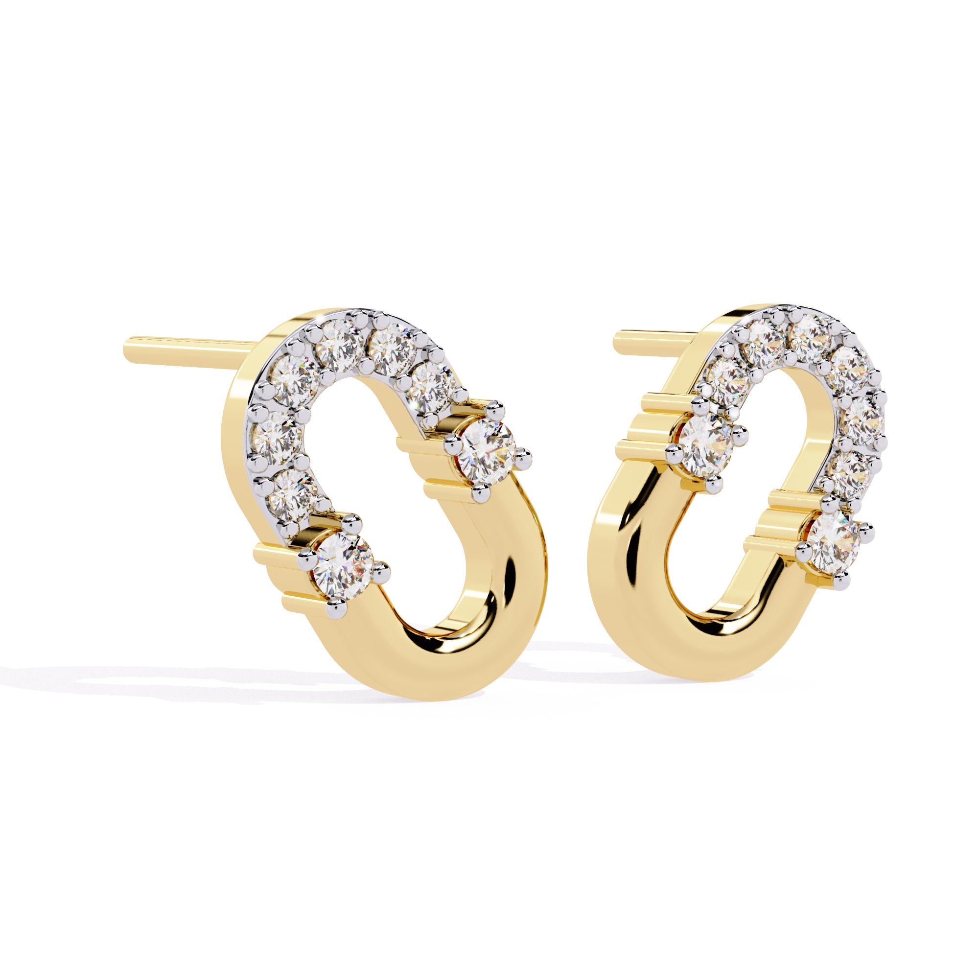 Eera Diamond Huggie Earrings